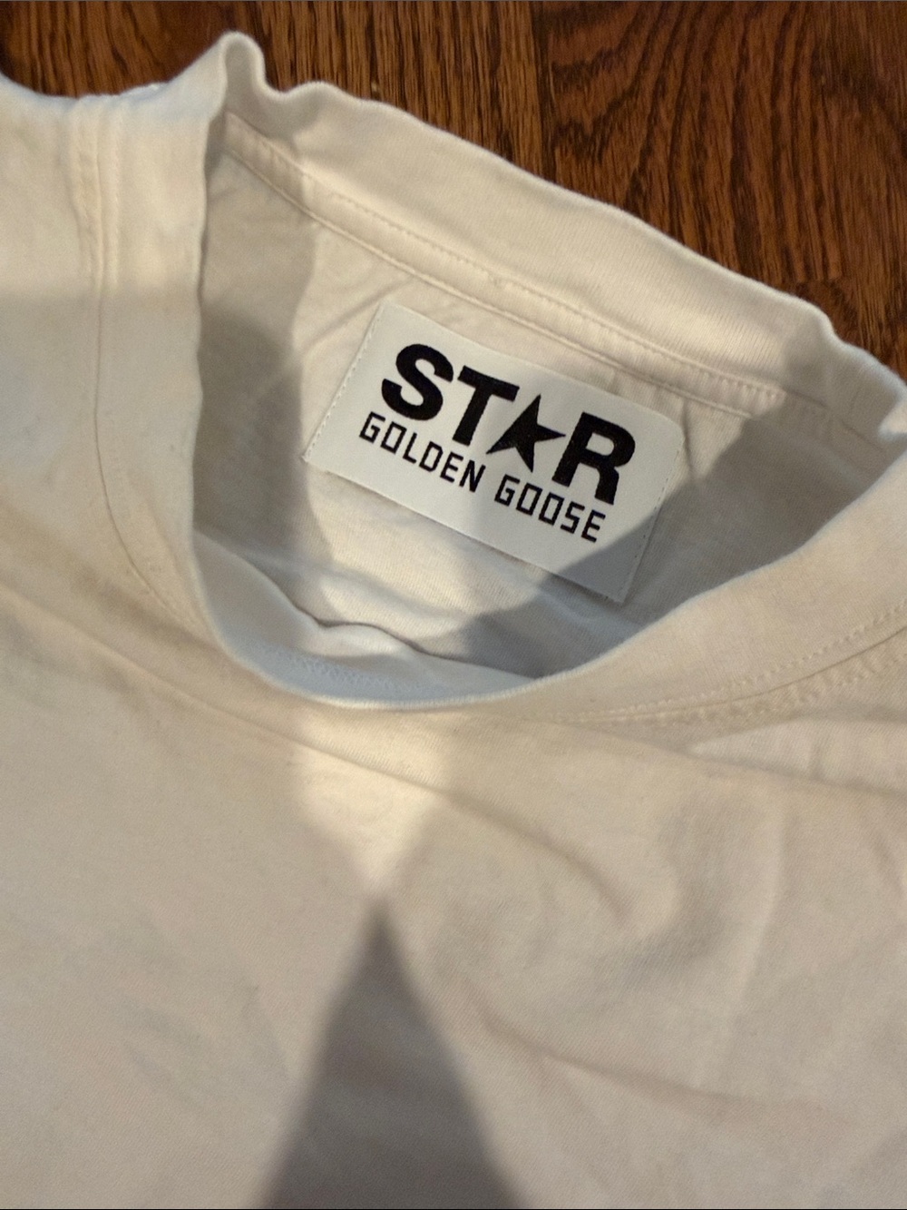 Golden Goose White Short-Sleeve Star Logo Tee - Picture 2 of 4